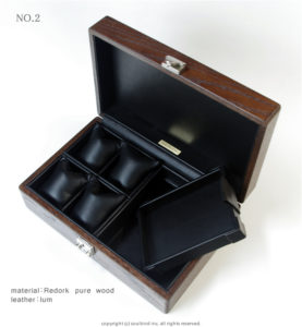 高級時計ケース内装加工 No.2 内装加工代¥8300