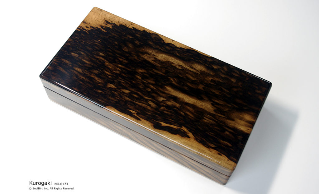 No.0173 1本用 黒柿時計ケース