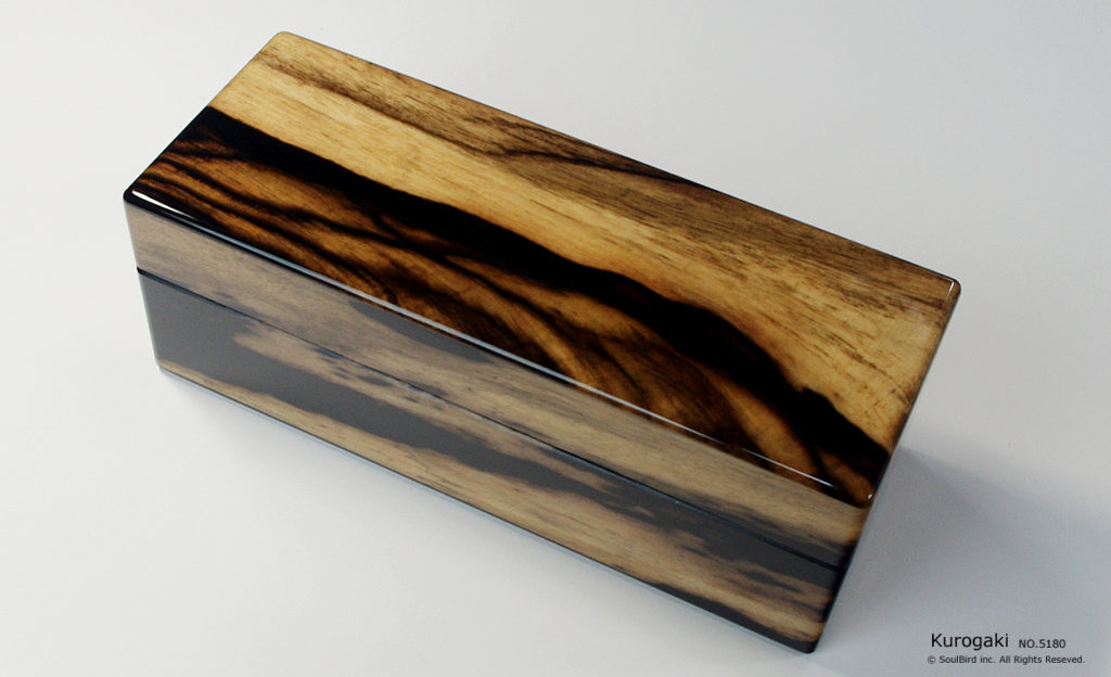 No.5180 5本用 黒柿時計ケース