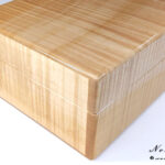 カーリーメイプル10本用時計ケース右面　1741