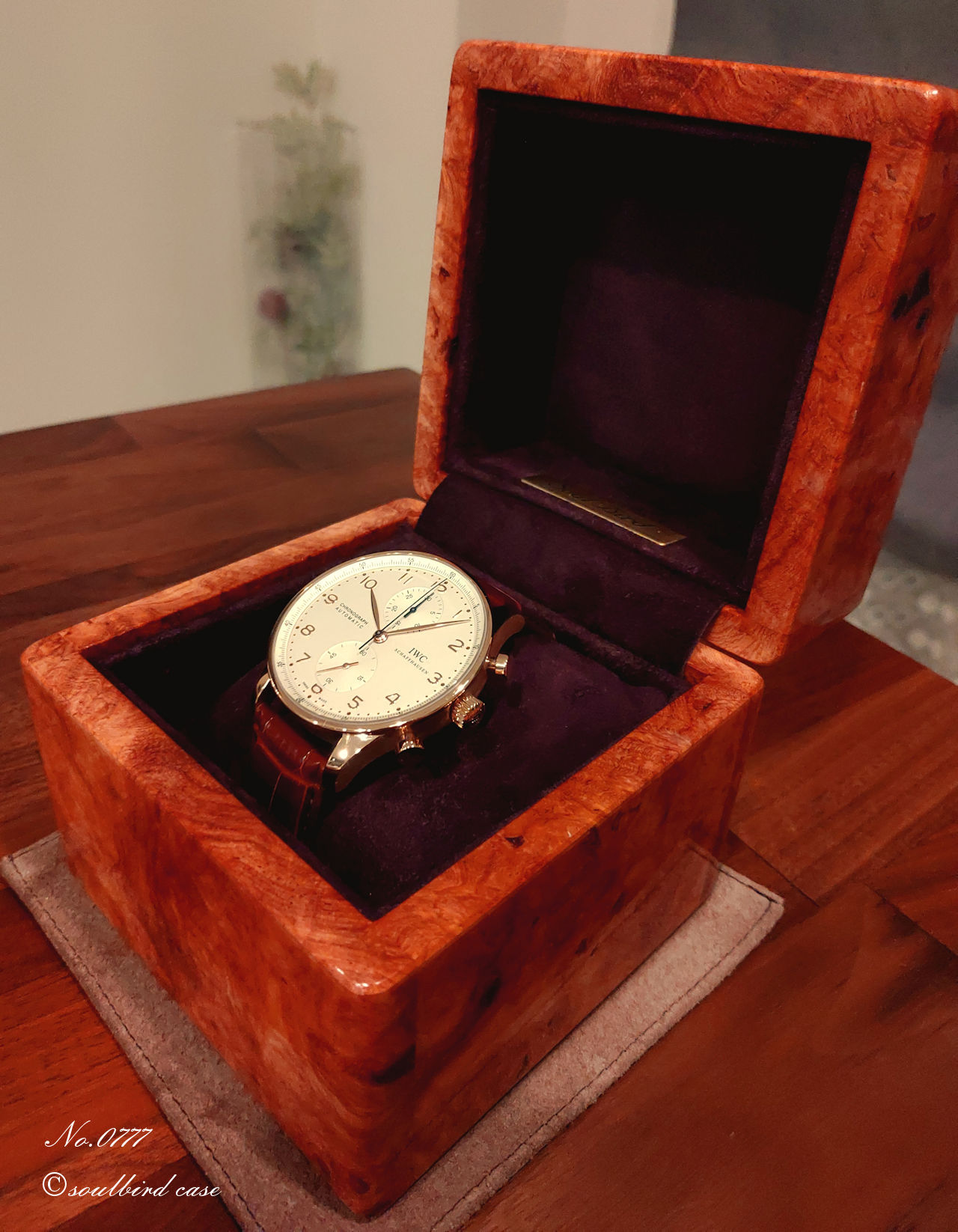カリンバール1本用時計ケース