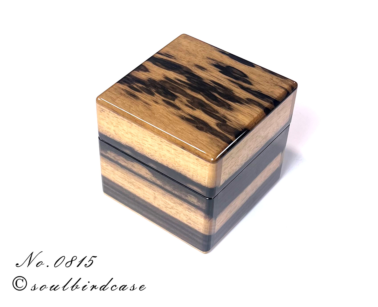 黒柿1本用時計ケースNo.0815-2