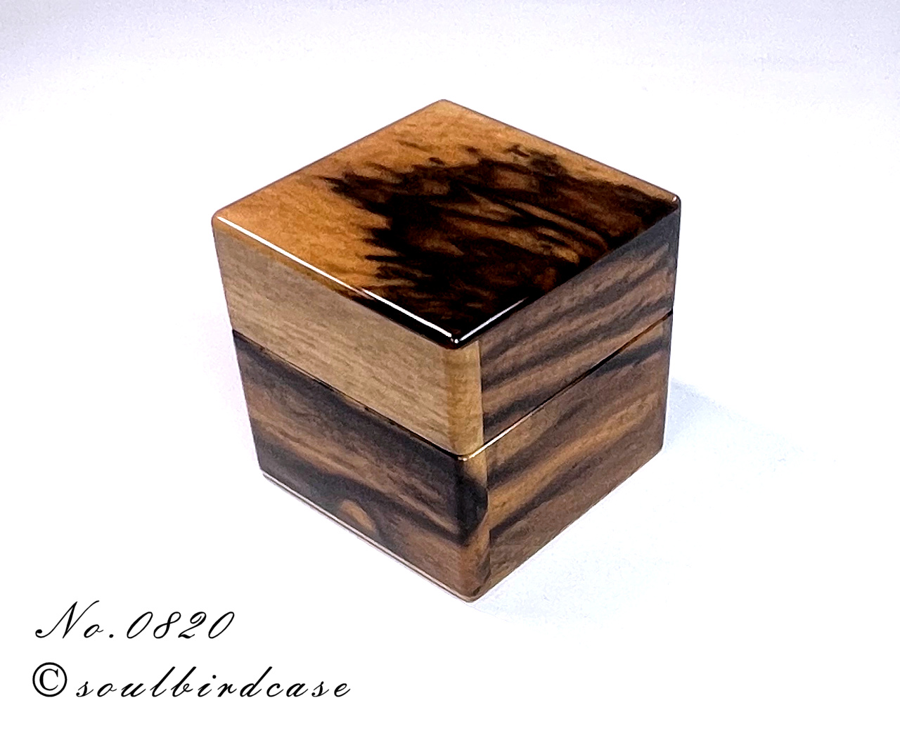 黒柿1本用時計ケースNO.0820