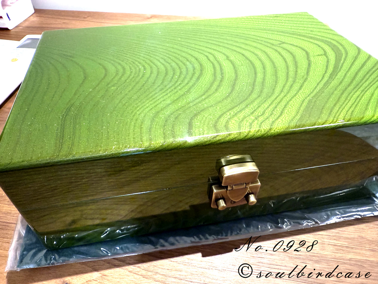 けやきカラーリンググリーン10本用時計ケース