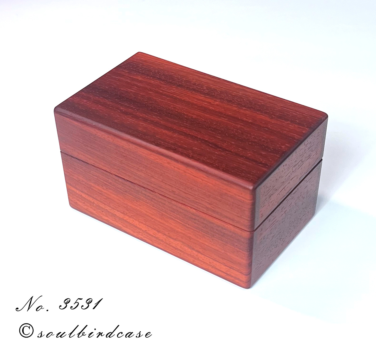 No.3531 パドゥク(オイル仕上) 3本用時計ケース