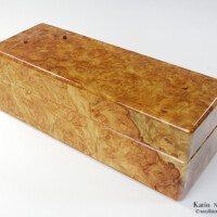 No.5849 前面 カリン材 5本用時計ケース