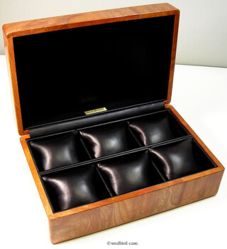 ケヤキ時計ケース  内装6本仕様 ケヤキ時計ケース 内装6本仕様