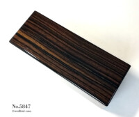 天板 縞黒檀材高級時計ケース 天板 縞黒檀材高級時計ケース