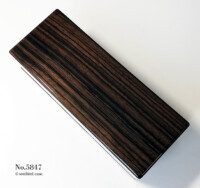 底面 縞黒檀材高級時計ケース 底面 縞黒檀材高級時計ケース