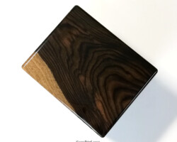Case for two ebony stripes, top panel 縞黒檀2本用ケース 天板