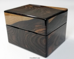 Case for 2 pieces of striped ebony Back 縞黒檀2本用ケース 背面