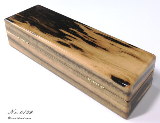 時計ケース 革ベルトを伸ばして1本用 後ろ面