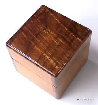 No.0745 ハワイアンコア材1本用時計ケース 天板