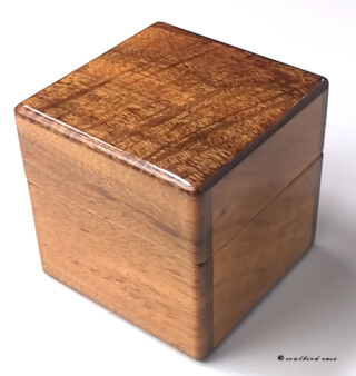 No.0745 ハワイアンコア材1本用時計ケース 前面