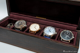 黒檀時計ケース5本用